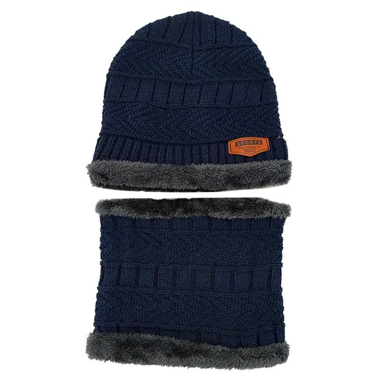 Unisex Wintermütze und Schal Set