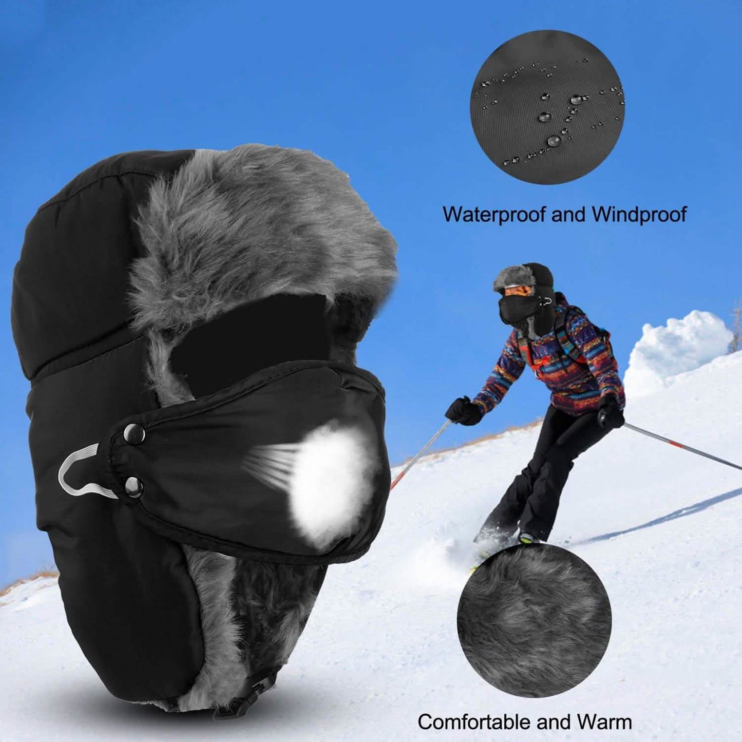 Unisex Winter-Fliegermütze