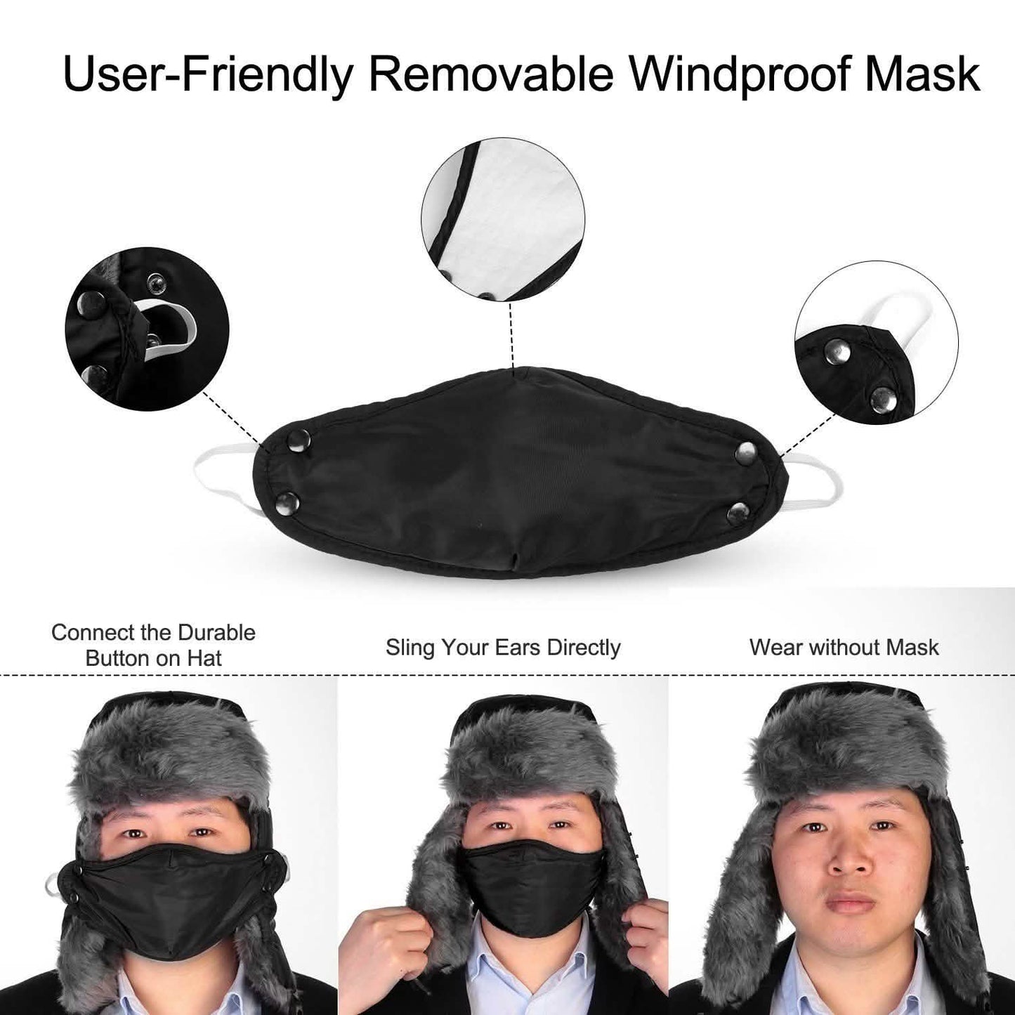 Unisex Winter-Fliegermütze