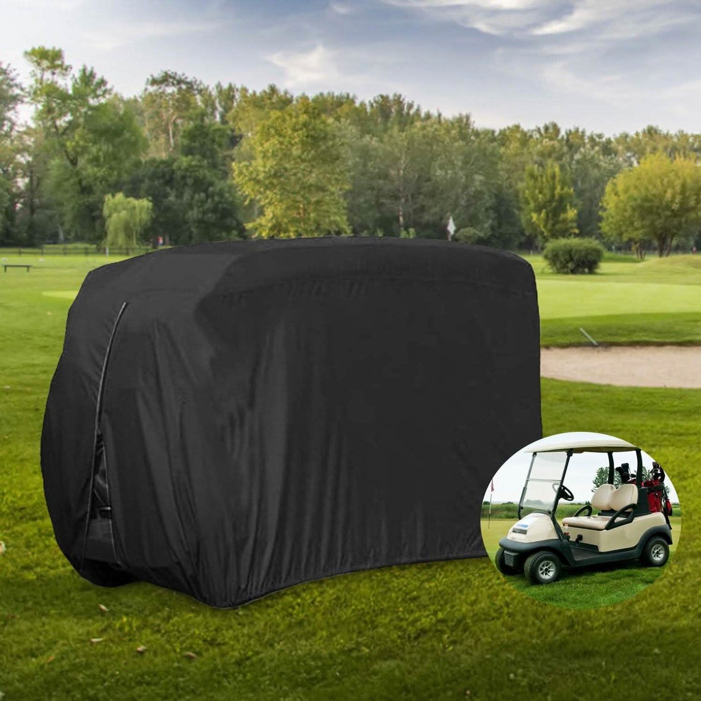 Universelle Golfwagenabdeckung für 4 Personen 210D