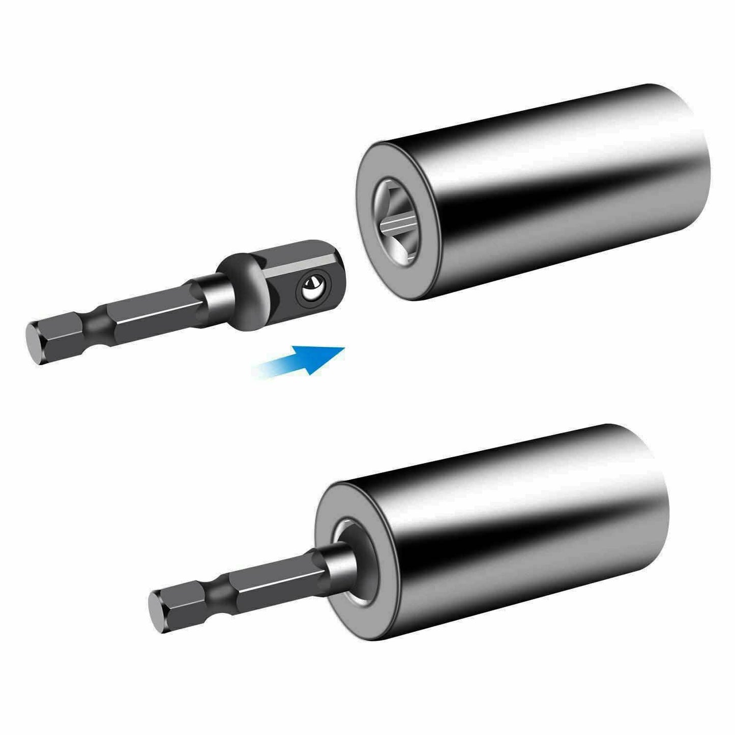 Universal Bohrer-Steckschlüssel-Adapter-Set