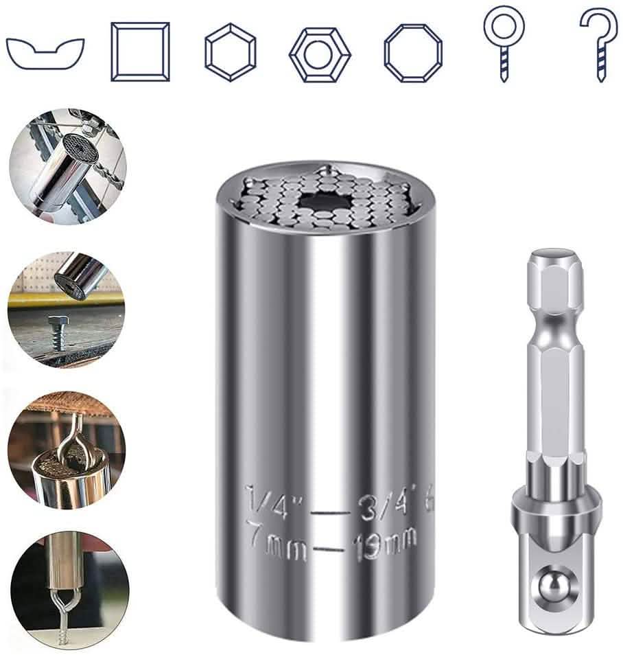 Universal Bohrer-Steckschlüssel-Adapter-Set