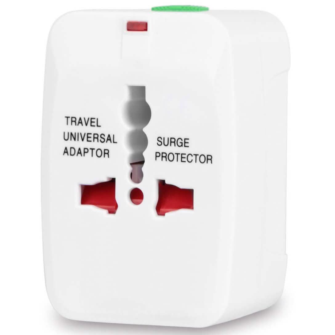 Universal-Reiseadapter mit 4 austauschbaren Steckern