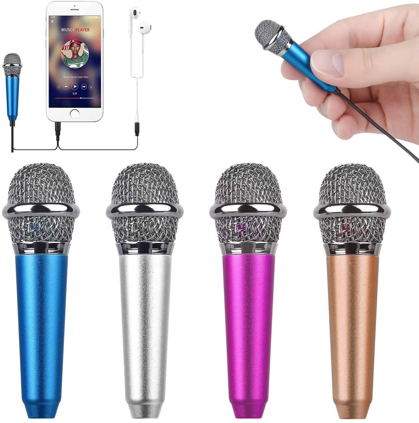 Uniwit Mini Tragbares Gesangs-/Instrumentenmikrofon
