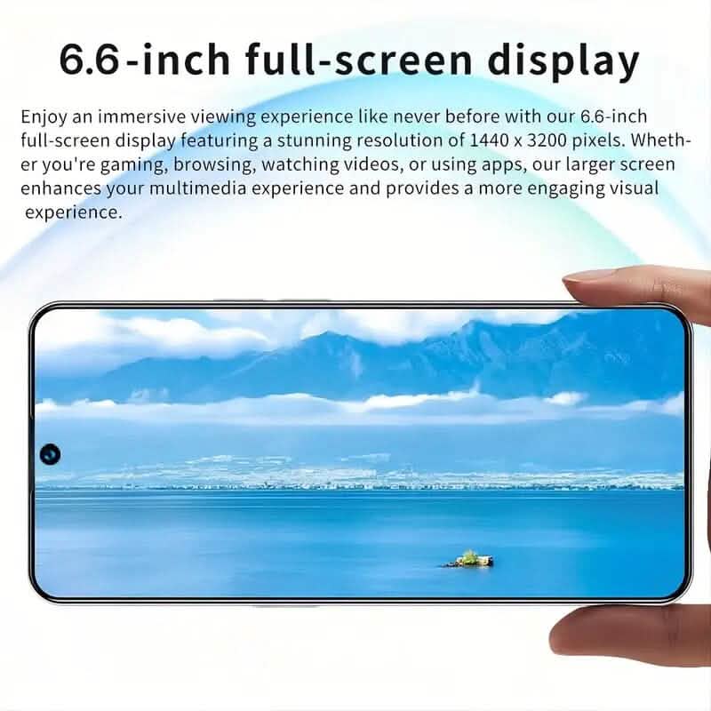 Entsperrtes Smartphone 4GB 64GB Großes 6,6 Zoll HD Display Dual SIM 4G LTE