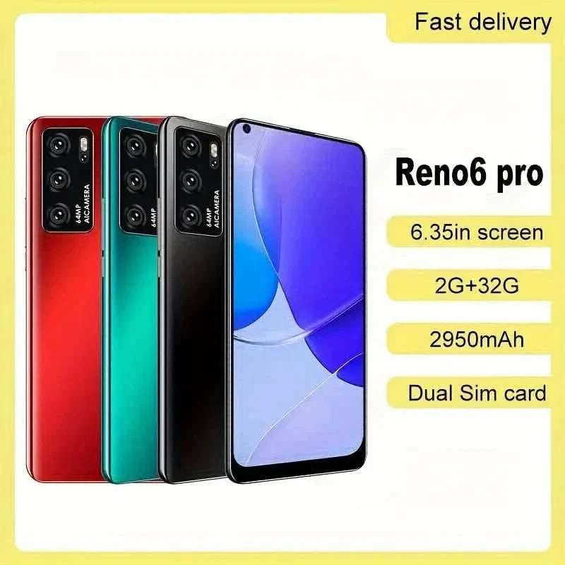 Entsperrtes Smartphone 6 mit 2 GB RAM 32 GB ROM Pro Dual-SIM-Karte