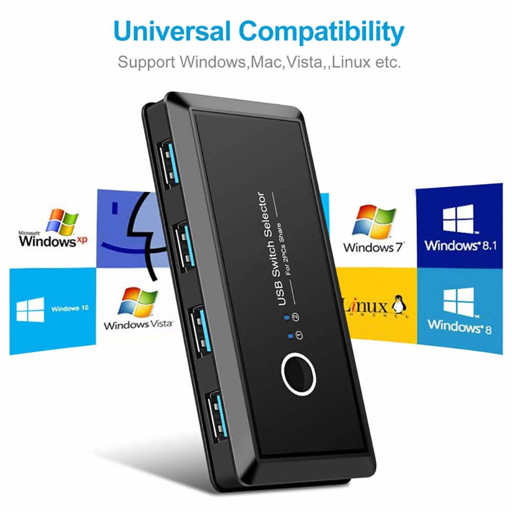 USB-3.0-Umschalter-Hub-Adapter
