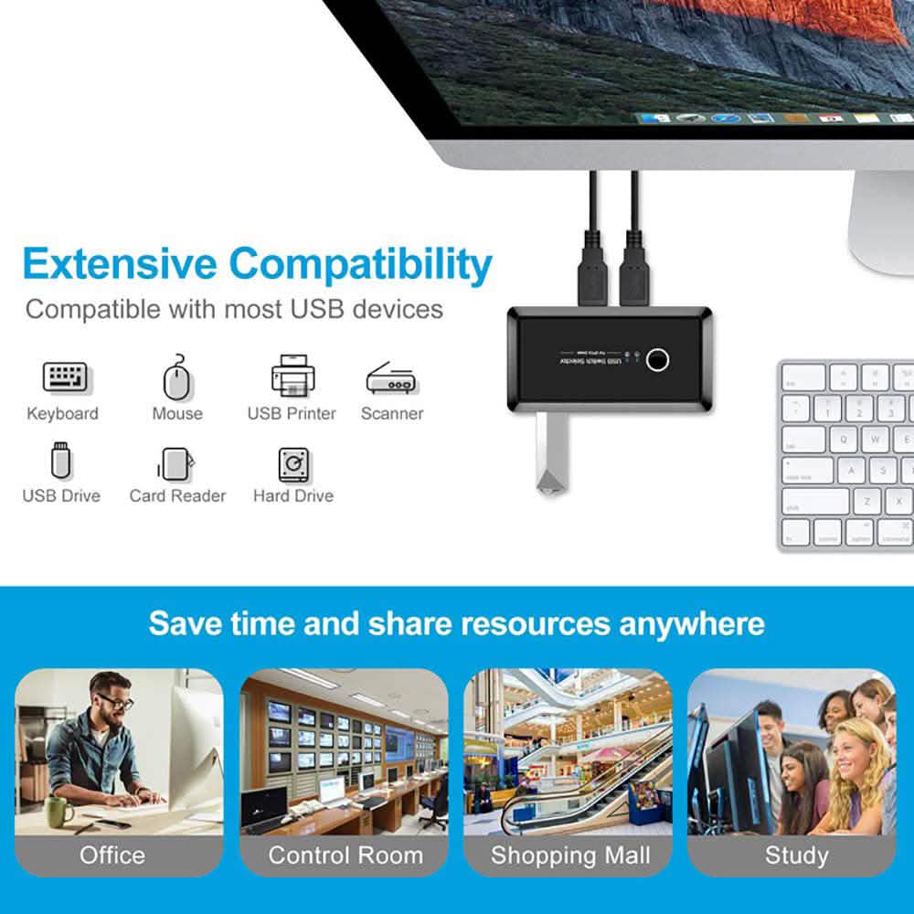 USB-3.0-Umschalter-Hub-Adapter