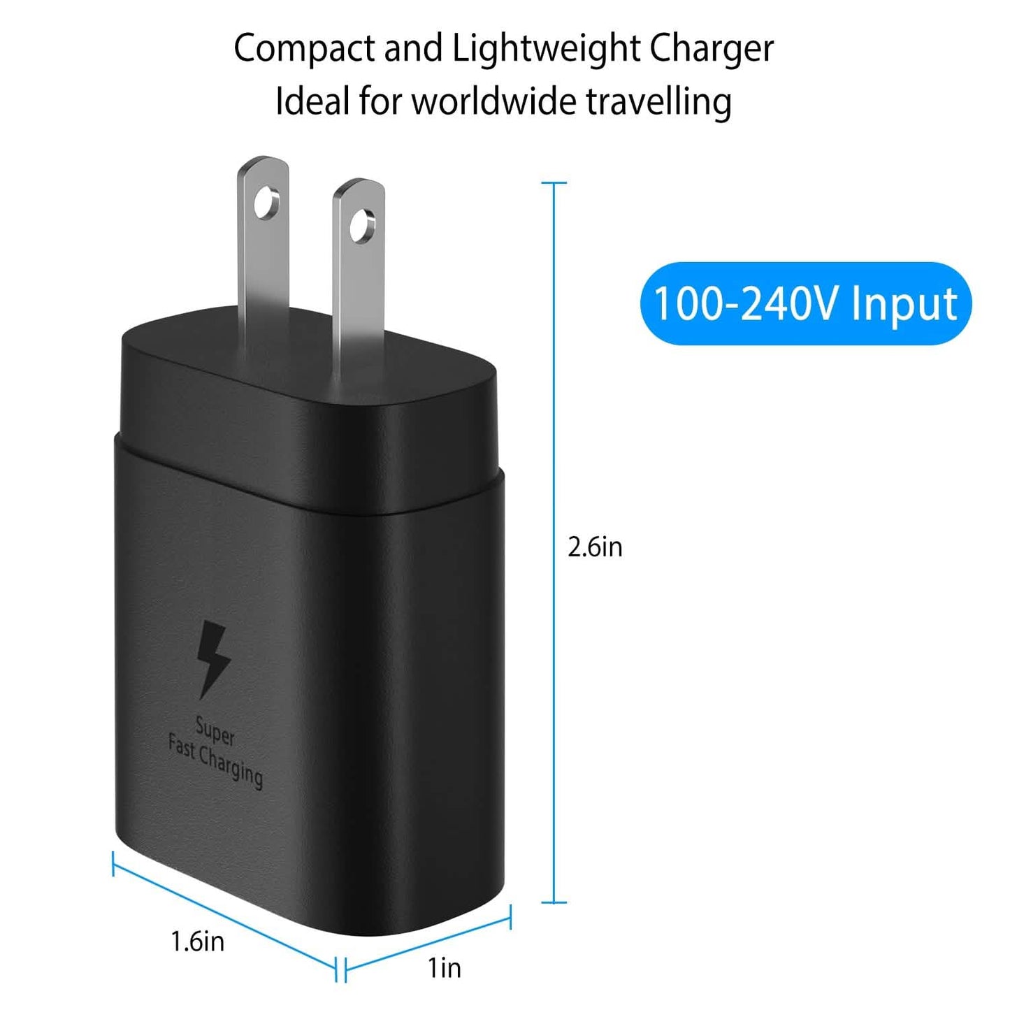 USB-C-Wandladegerät 25W PD3.0