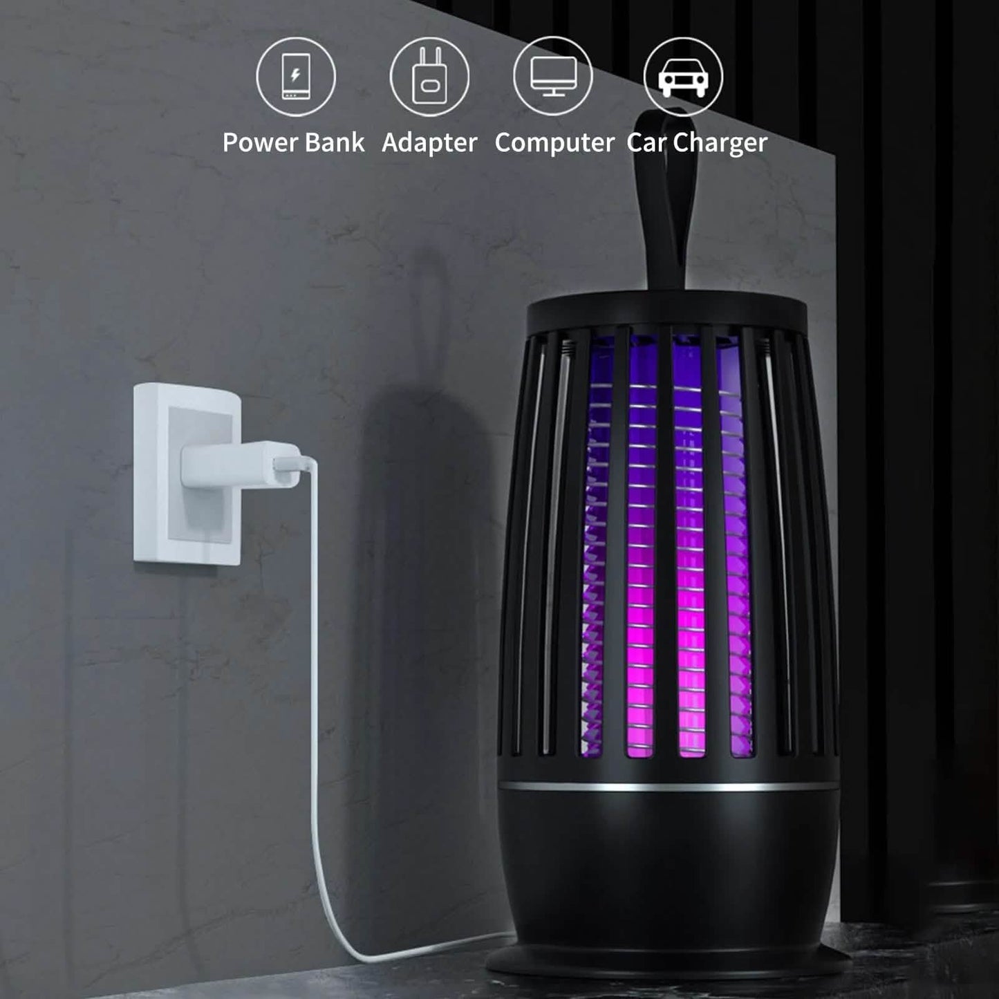 USB Mückenstecker mit warmweißem Nachtlicht