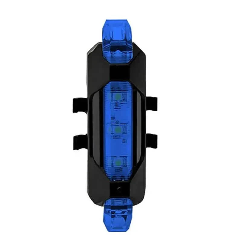 USB wiederaufladbares LED-Fahrradrücklicht - 4 Blinkmodi für Sicherheit und Sichtbarkeit