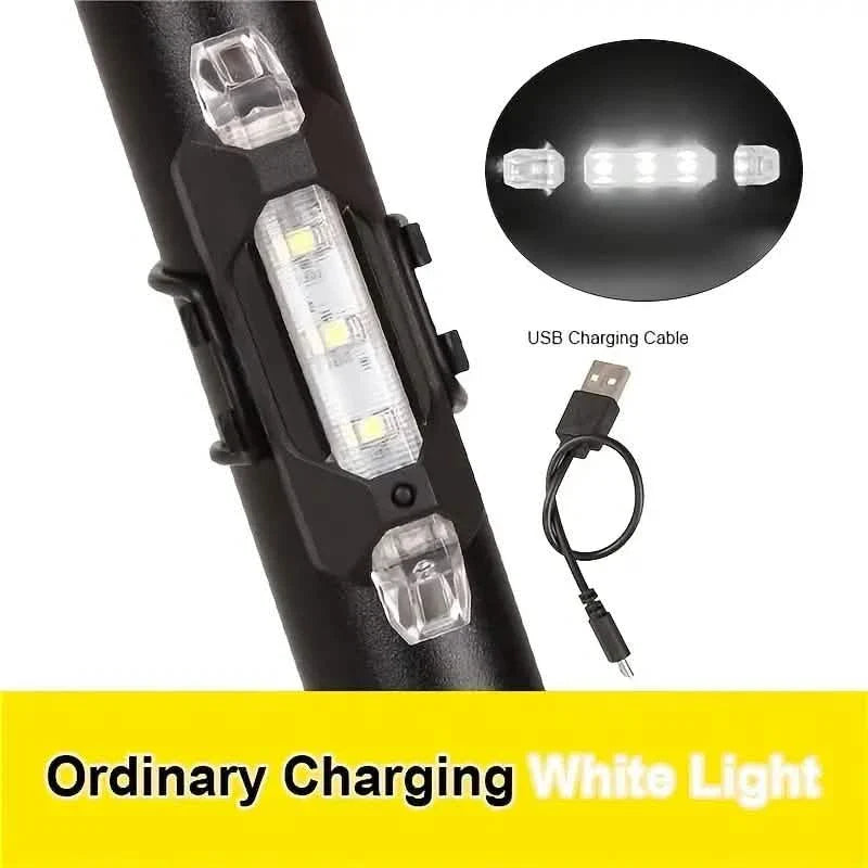 USB wiederaufladbares LED-Fahrradrücklicht - 4 Blinkmodi für Sicherheit und Sichtbarkeit