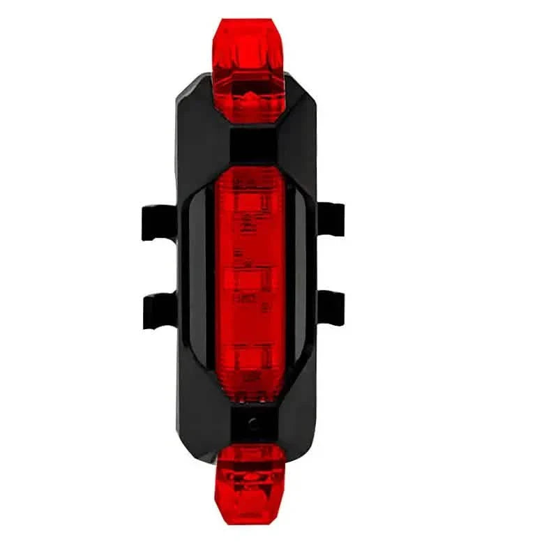 USB wiederaufladbares LED-Fahrradrücklicht - 4 Blinkmodi für Sicherheit und Sichtbarkeit
