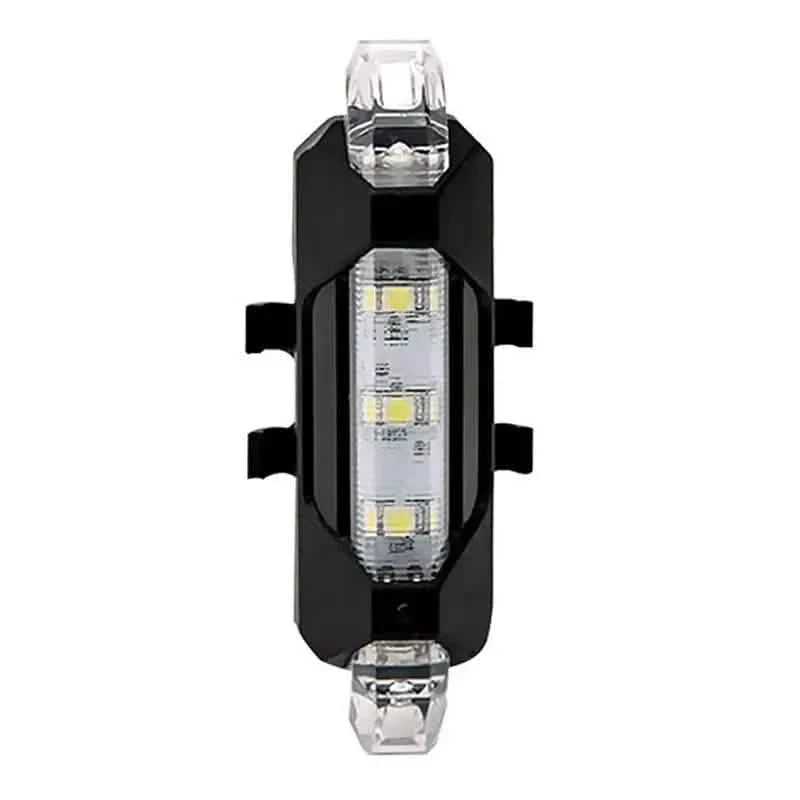 USB wiederaufladbares LED-Fahrradrücklicht - 4 Blinkmodi für Sicherheit und Sichtbarkeit