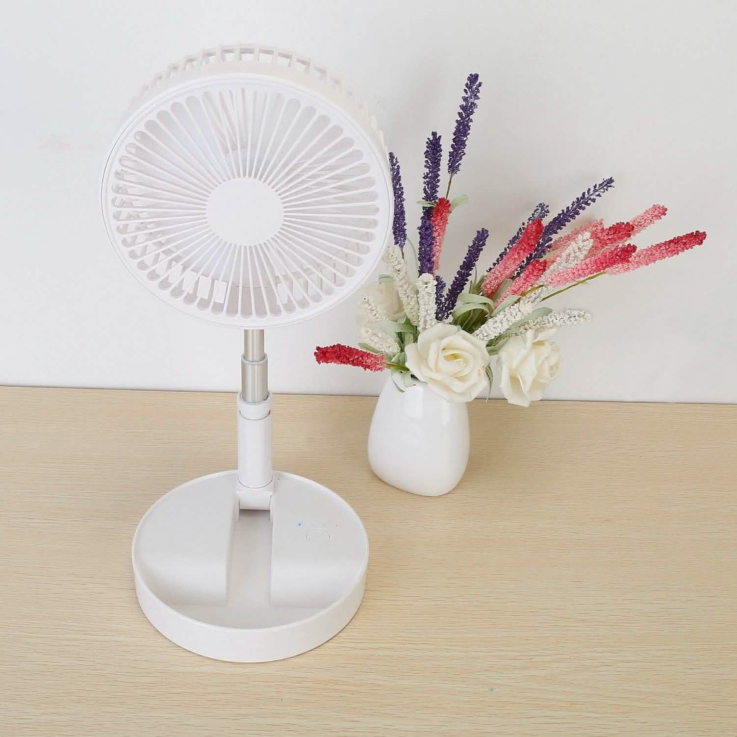 USB wiederaufladbarer tragbarer klappbarer Tischventilator