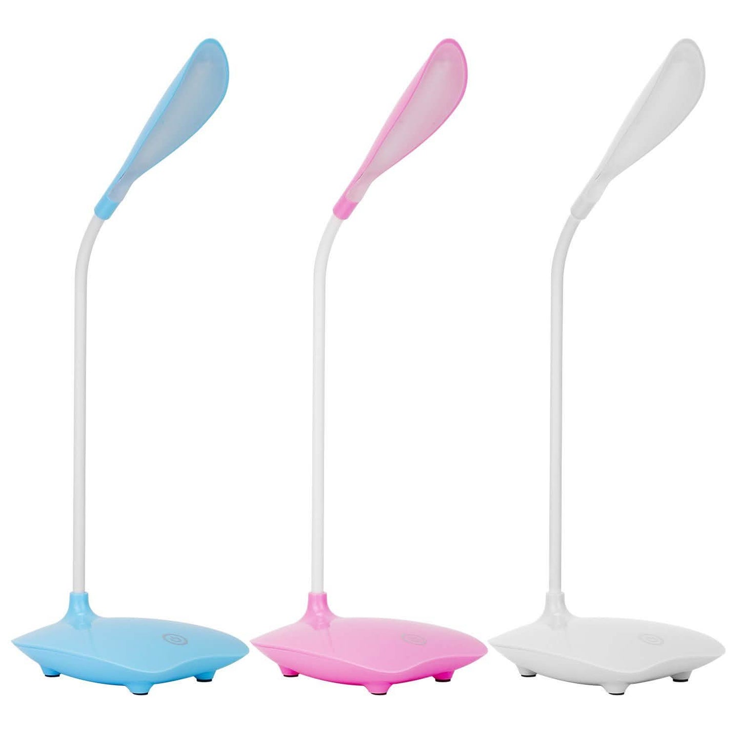 USB wiederaufladbare Tischlampe Dimmbare LED Flexible Schwanenhals-Schreibtischlampe