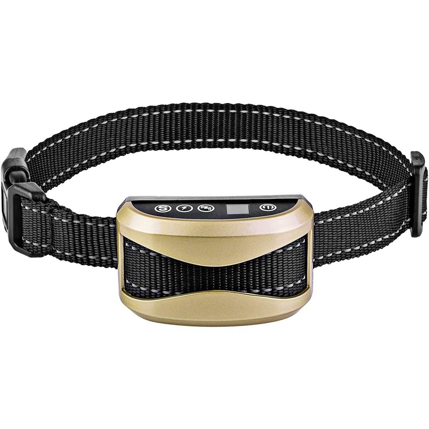 USB Wiederaufladbares Wasserdichtes Anti-Bell-Halsband für Hunde mit Vibration und Signalton
