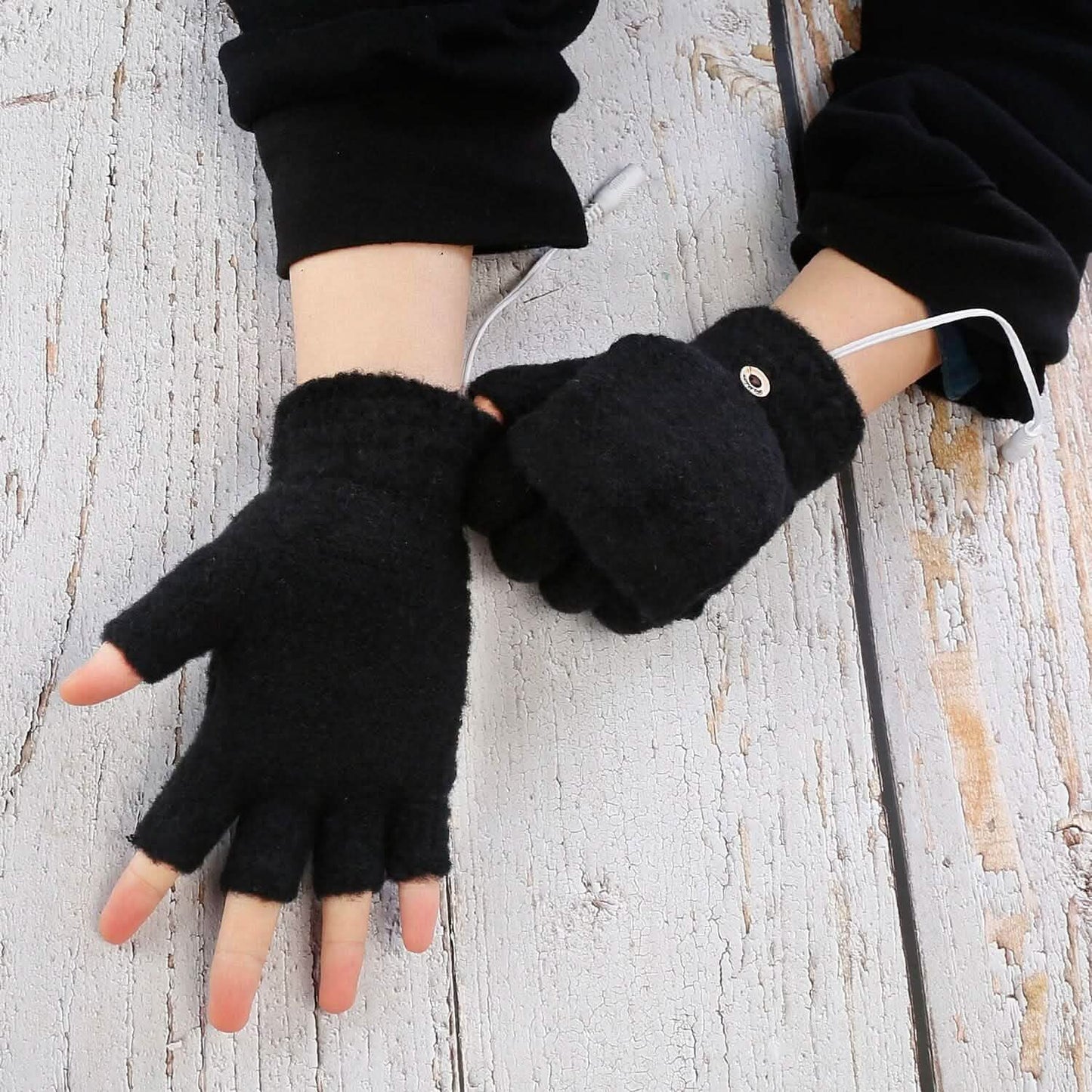 USB-beheizte Wollhandschuhe