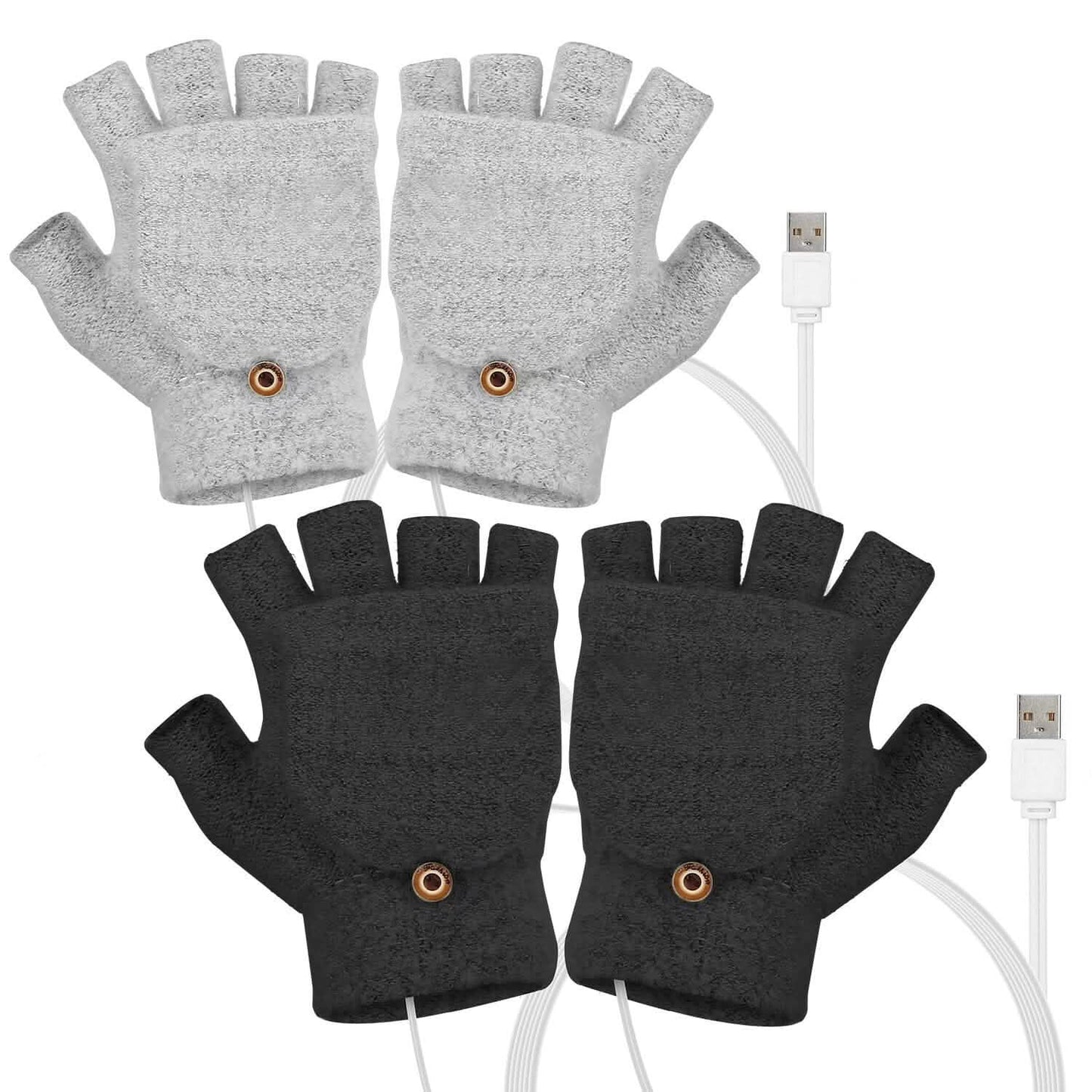 USB-beheizte Wollhandschuhe