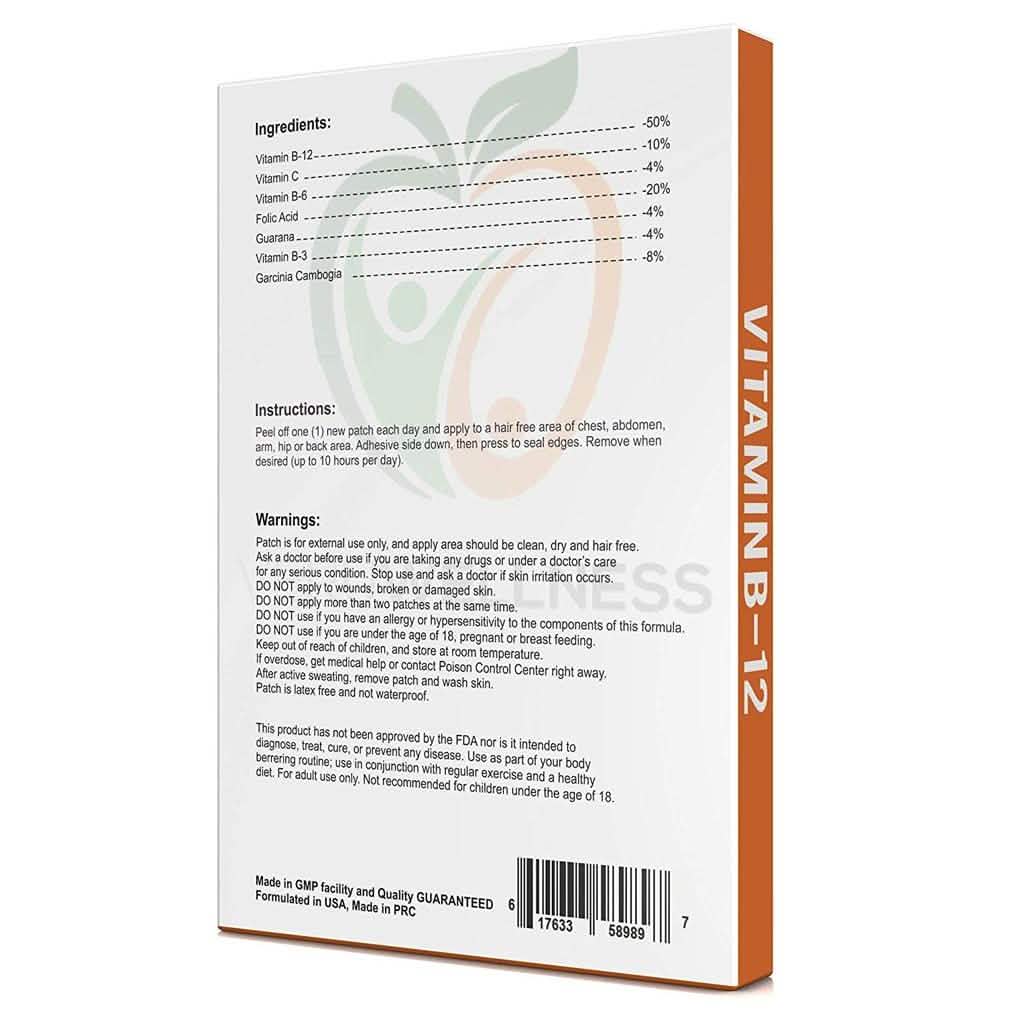 Veru Wellness Vitamin B12 Pflaster für mehr Energie