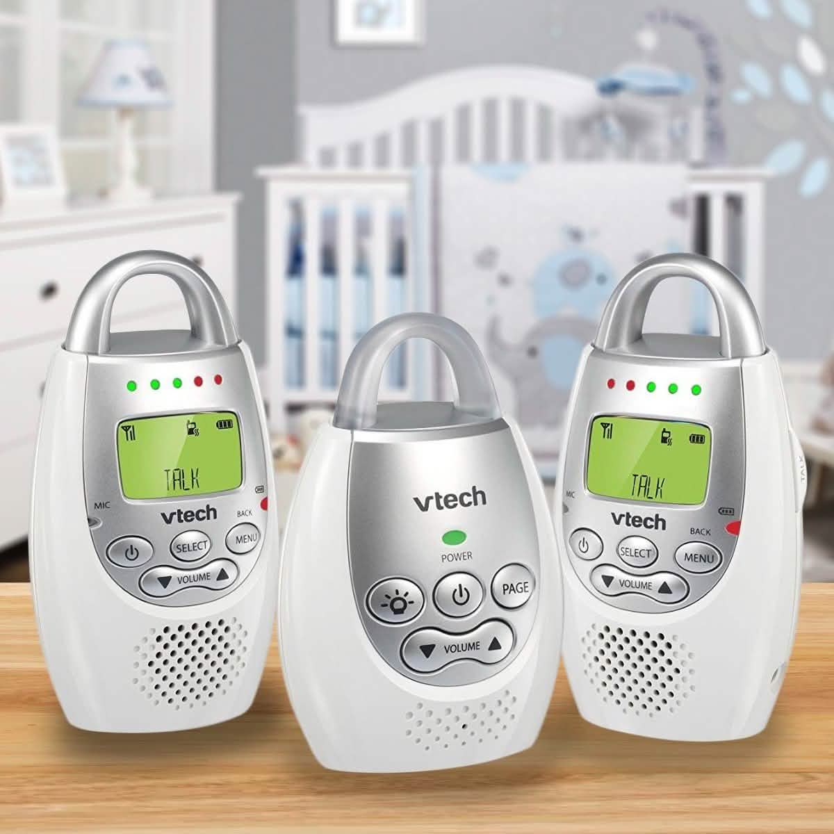 VTech BA72212GY Audio-Babyphone mit 2 Elterneinheiten