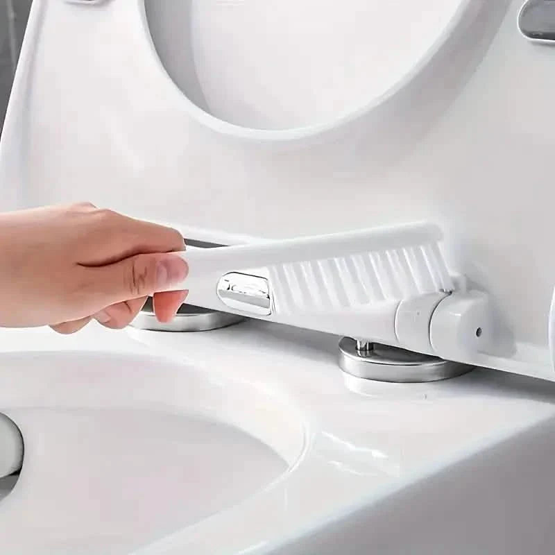 Wandmontierter Toilettenbürstenhalter mit langem Griff