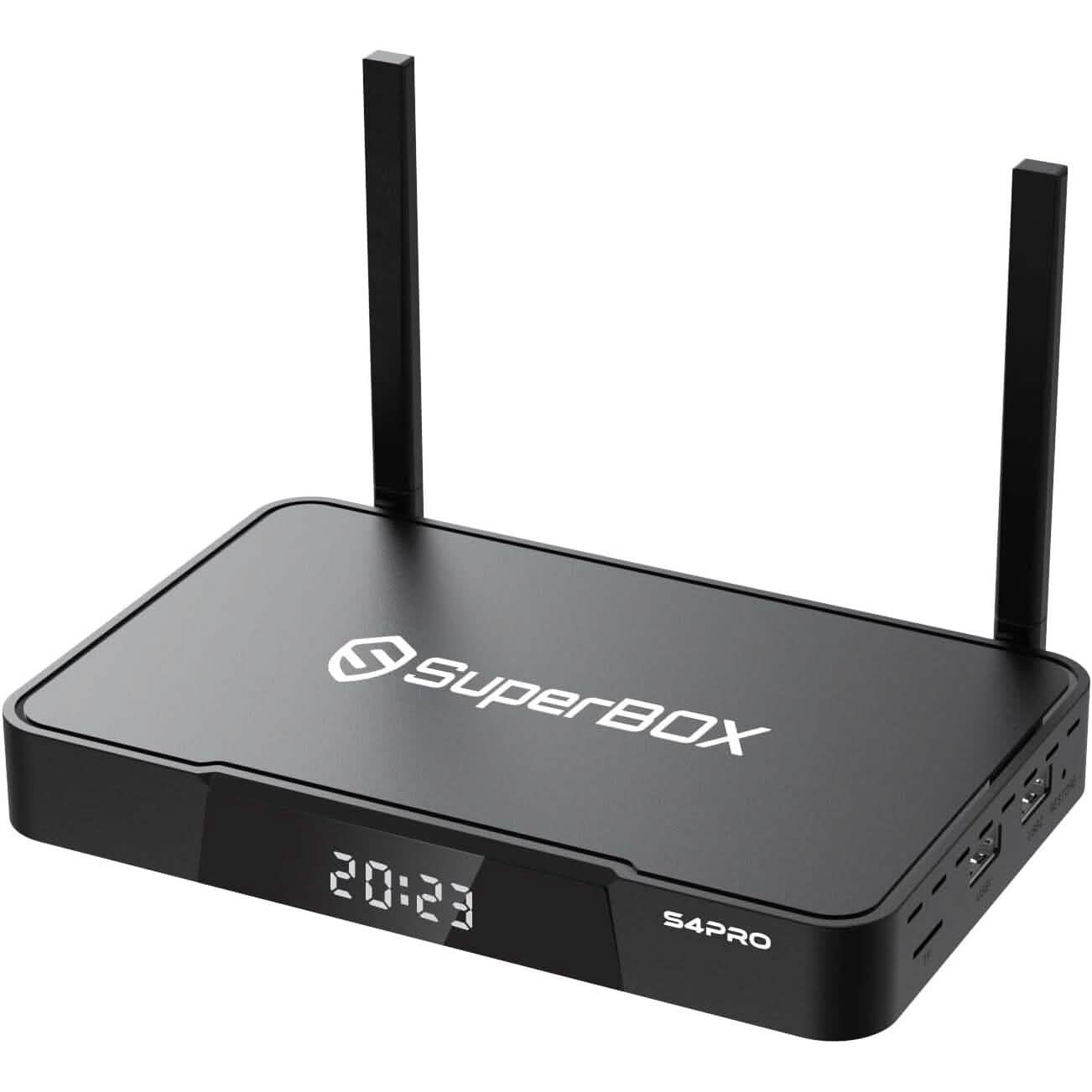 WALLECOM 2023 Neueste S4 PRO Smart TV Box (Generalüberholt)