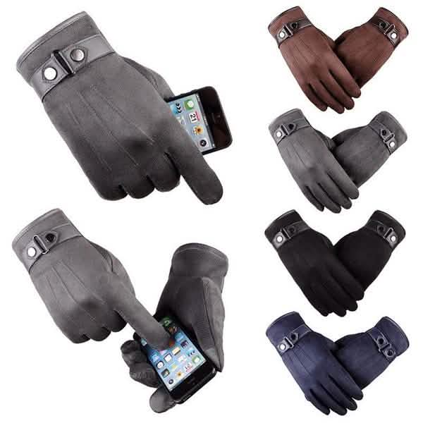 Warme Samt-Kälteschutzhandschuhe Thermo-Touchscreen-Handschuhe