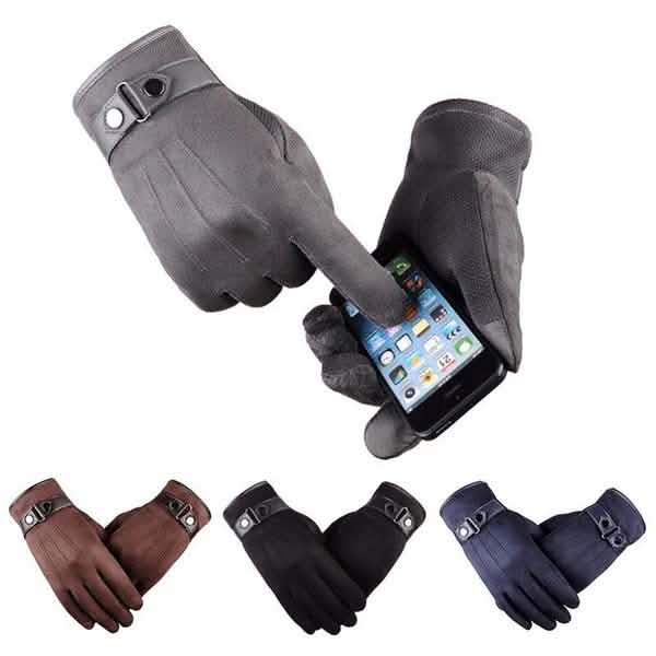 Warme Samt-Kälteschutzhandschuhe Thermo-Touchscreen-Handschuhe