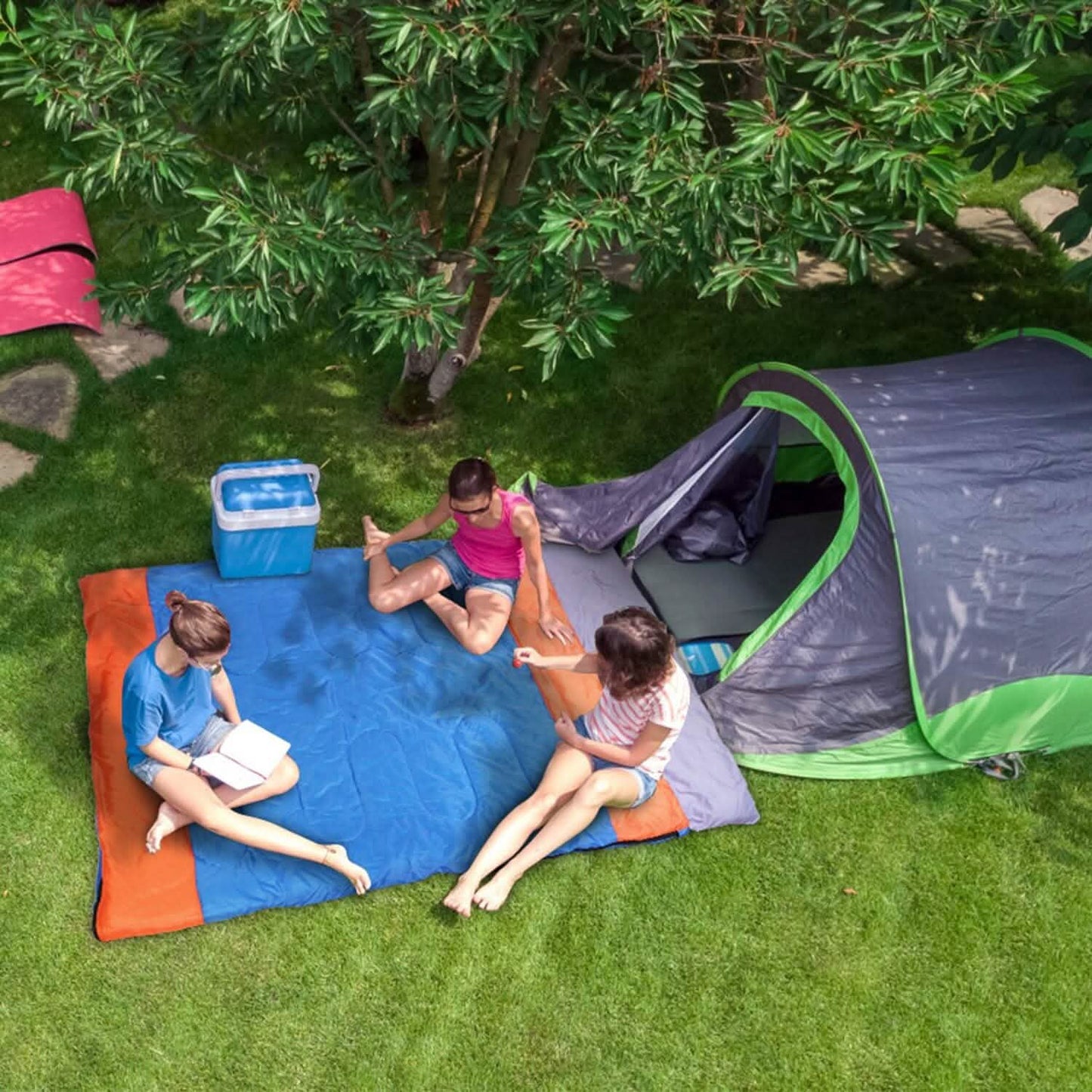 Wasserabweisender Camping Baumwoll-Inlet Schlafsack mit Packsack