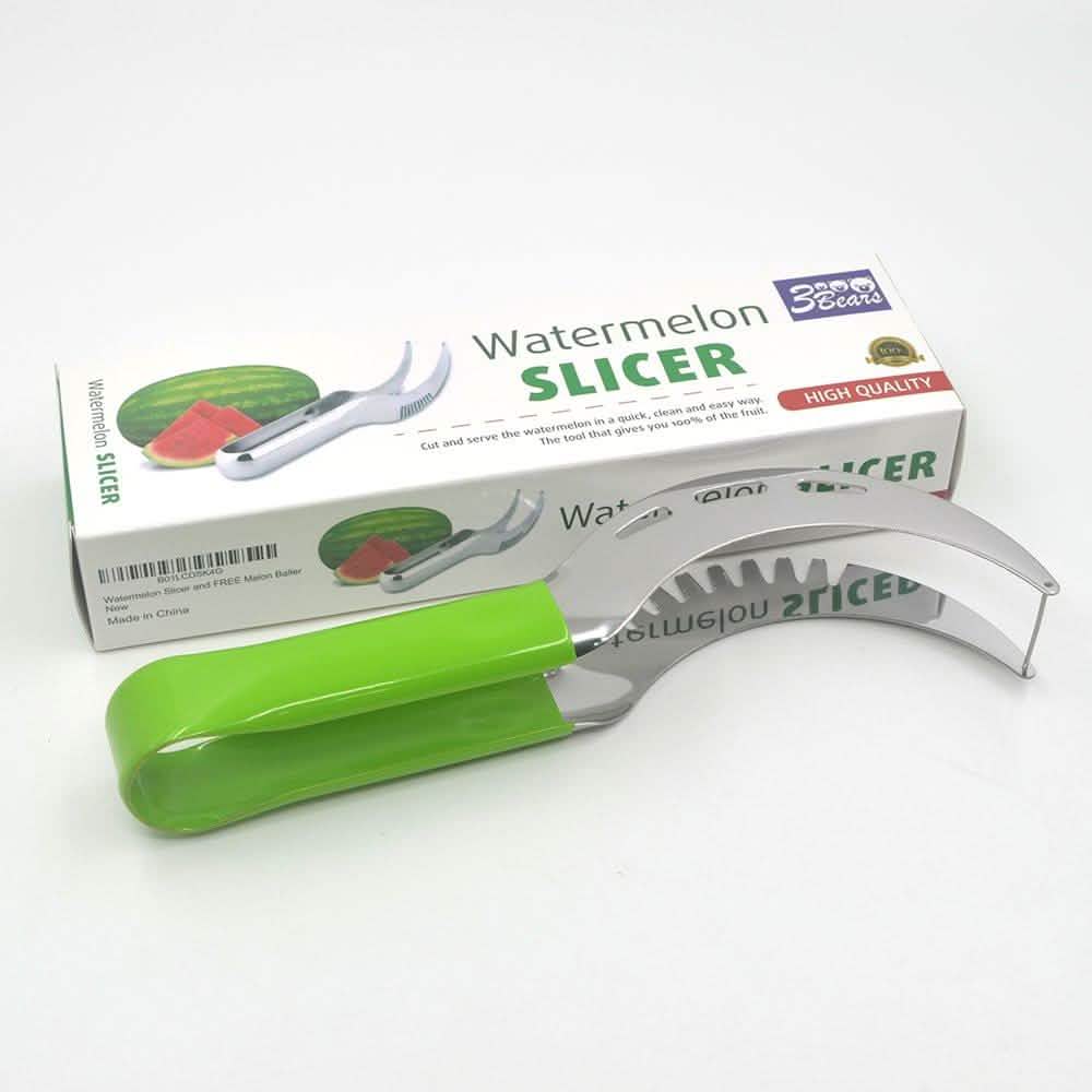 Wassermelonenschneider und Bonus Melonenlöffel