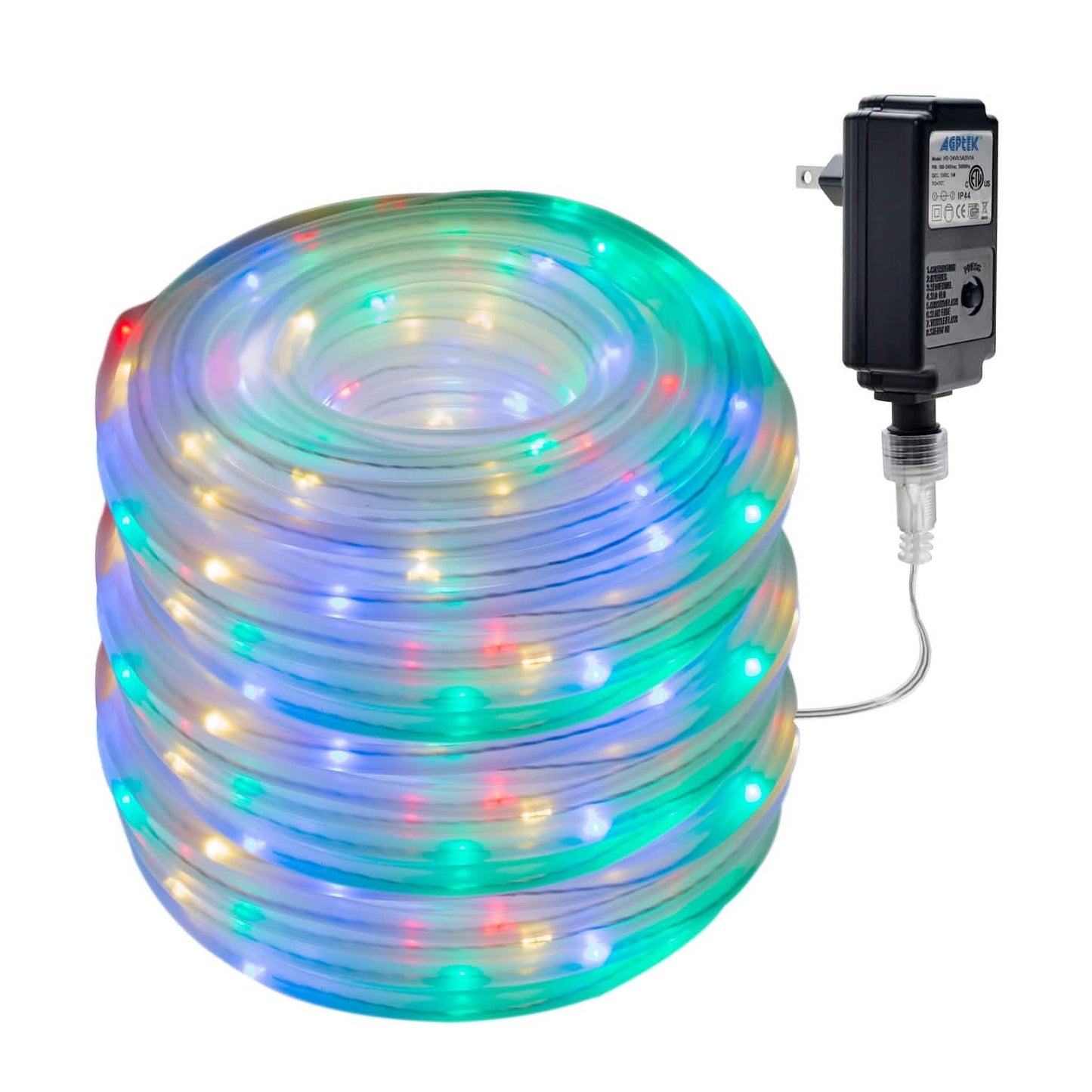 Wasserdichte 23m 200 LED Bunte Lichterkette mit Lichterschlauch