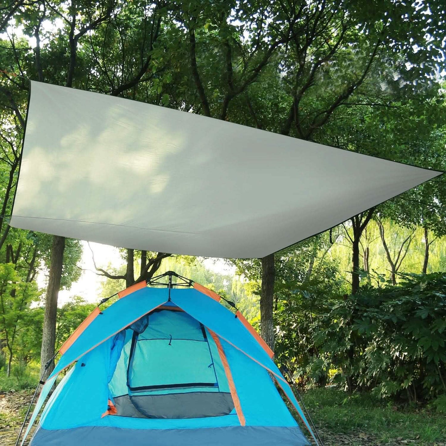Wasserdichtes Camping-Tarp-Set Zeltüberdachung Markise Tragbares Regendach