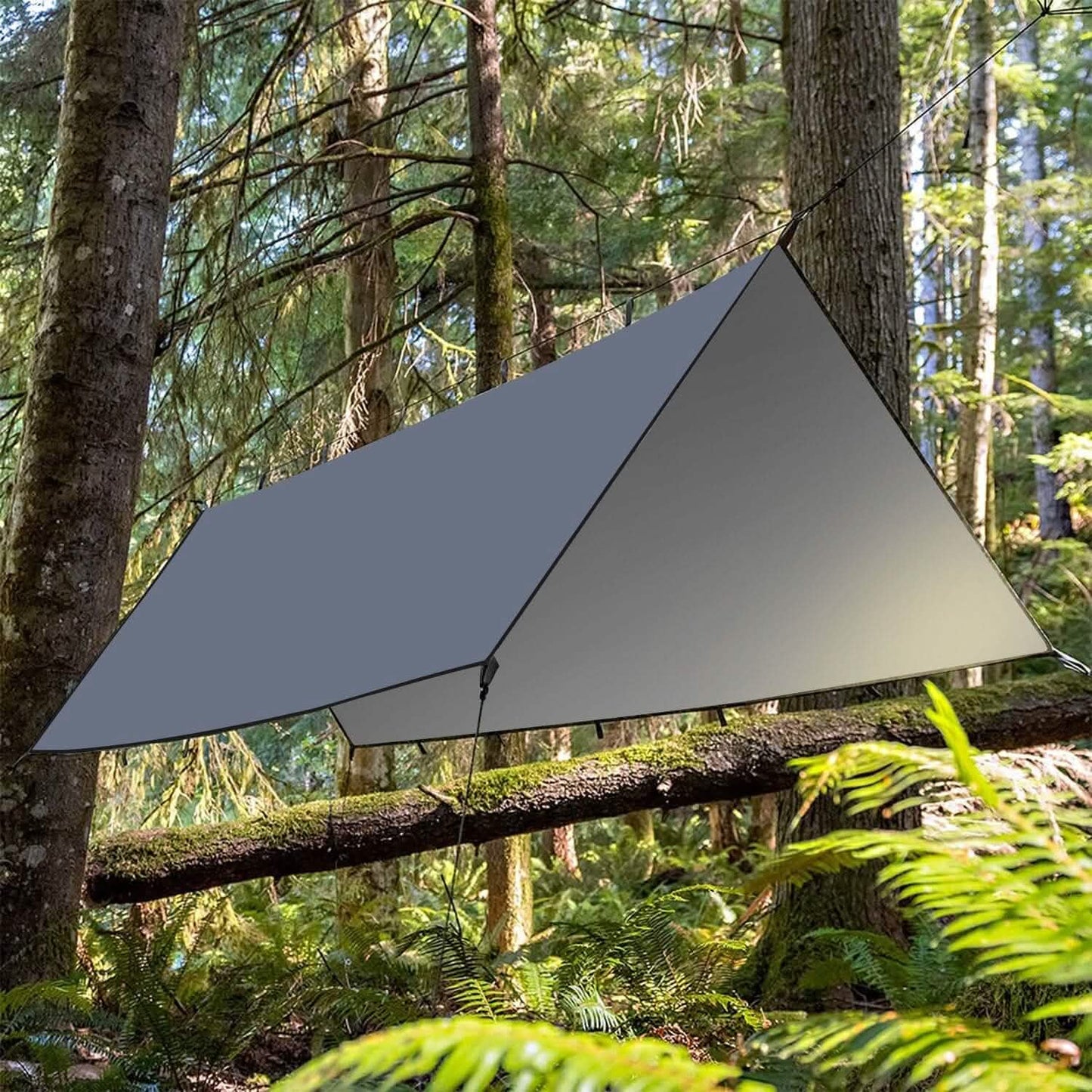 Wasserdichtes Camping-Tarp-Set Zeltüberdachung Markise Tragbares Regendach
