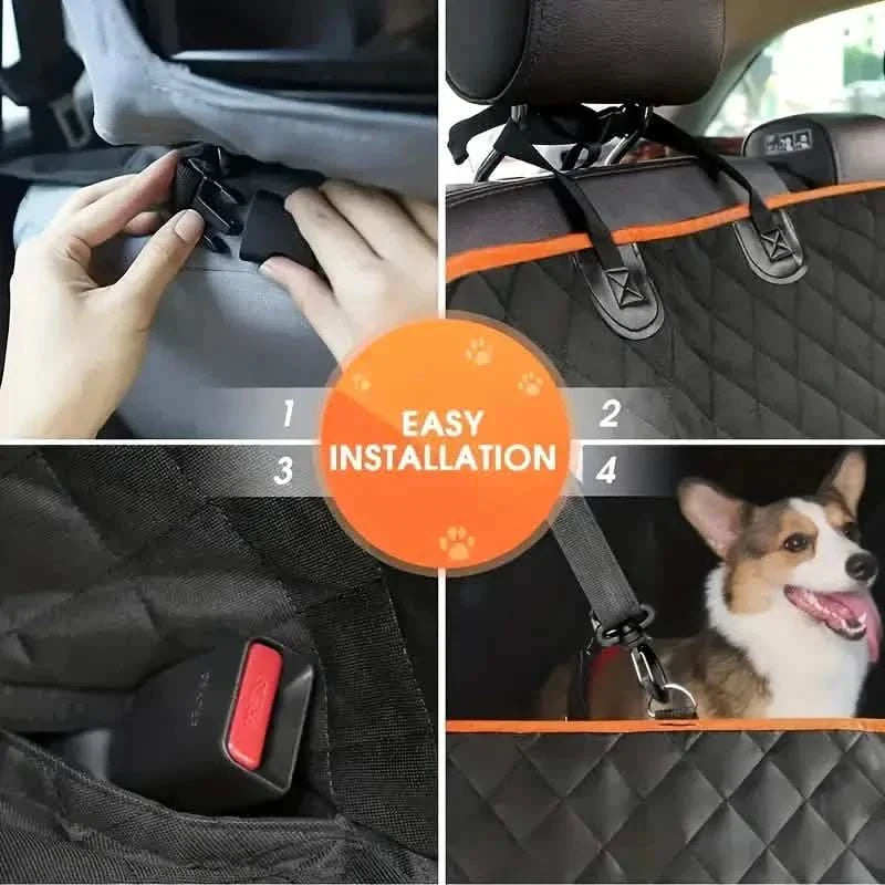 Wasserdichte strapazierfähige gesteppte Hunde-Autositzauflage Hängematte für PKW, LKW, SUV