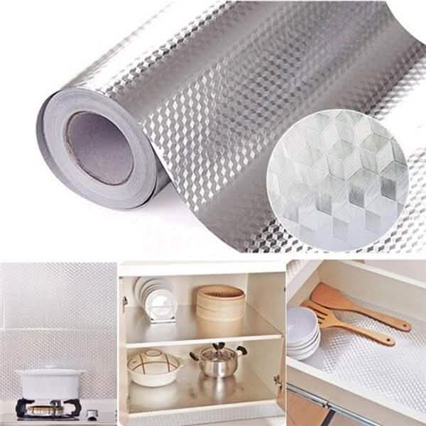 Wasserdichte, ölbeständige selbstklebende Wandfolie aus Aluminiumfolie