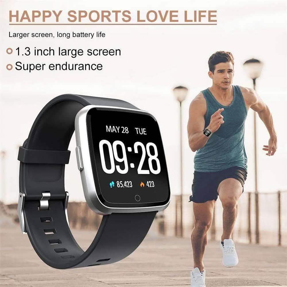 Wasserdichte Touchscreen-Uhr Herzfrequenz-Sport-Fitness-Tracker