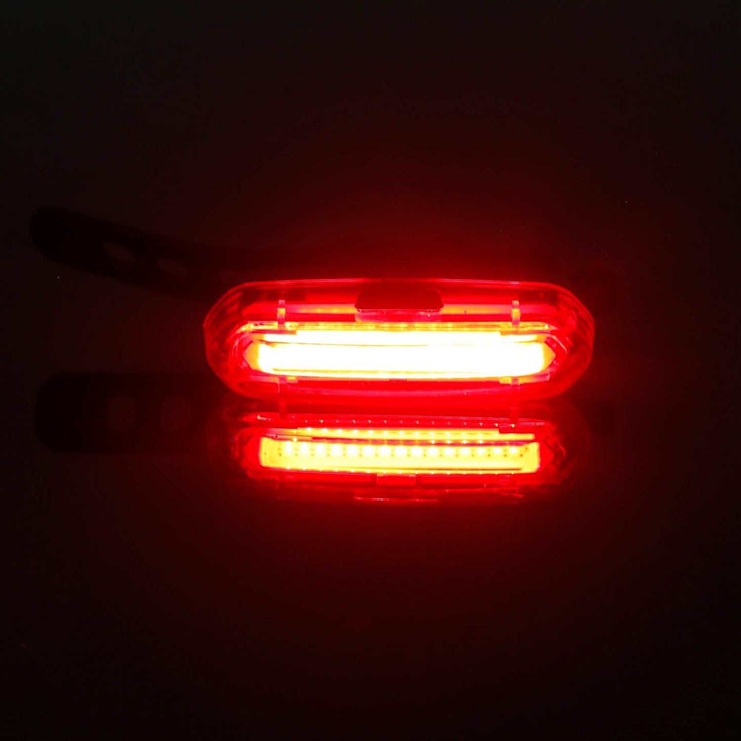 Wasserdichte, USB-wiederaufladbare LED-Fahrradwarnleuchte