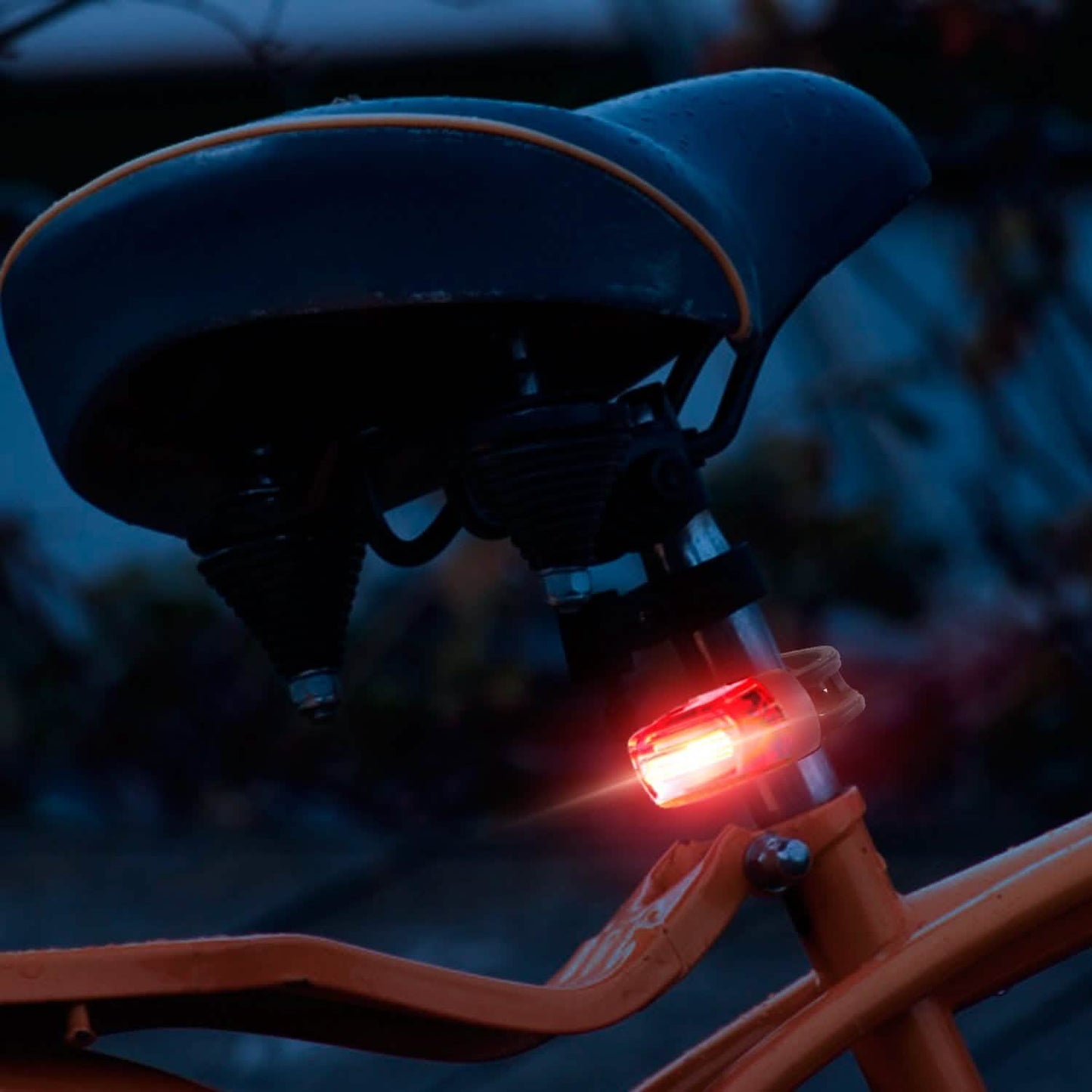 Wasserdichte, USB-wiederaufladbare LED-Fahrradwarnleuchte