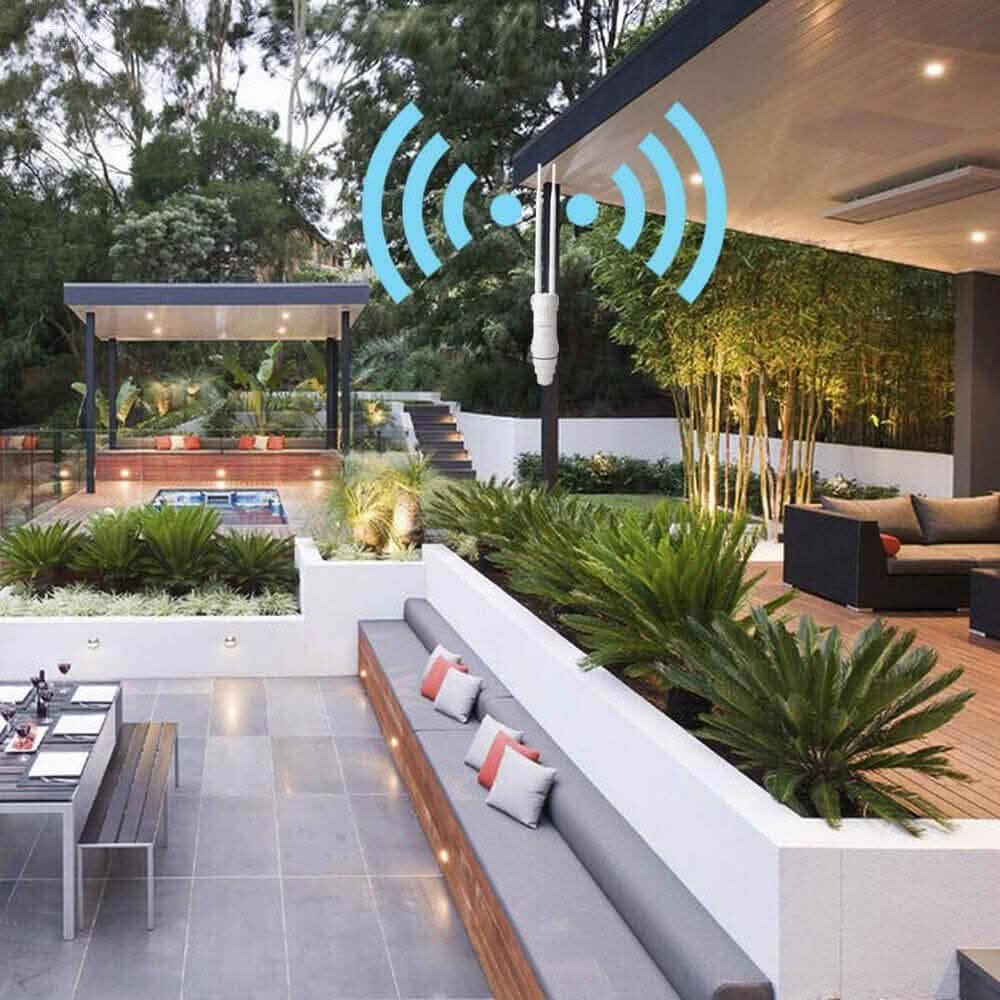 WAVLINK Outdoor WLAN Repeater AC600 Hochleistungs-WLAN-Repeater für den Außenbereich, wetterfest (Generalüberholt)