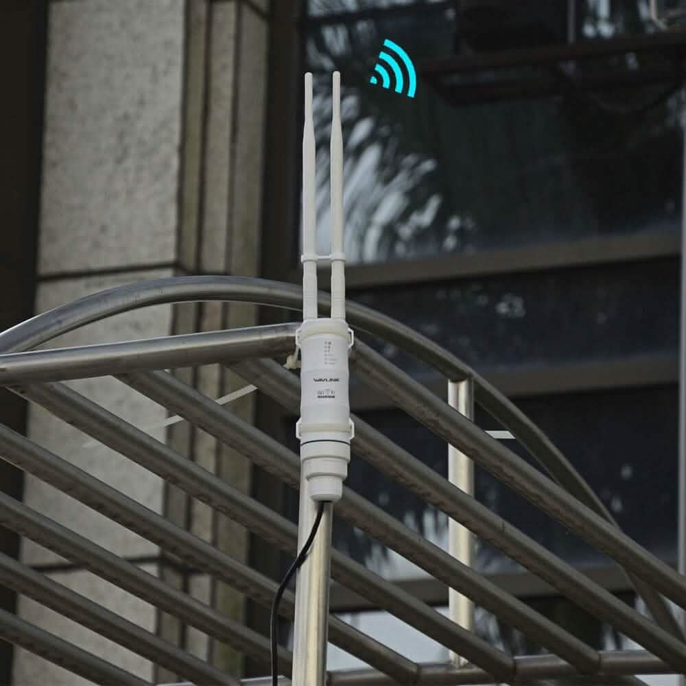 WAVLINK Outdoor WLAN Repeater AC600 Hochleistungs-WLAN-Repeater für den Außenbereich, wetterfest (Generalüberholt)