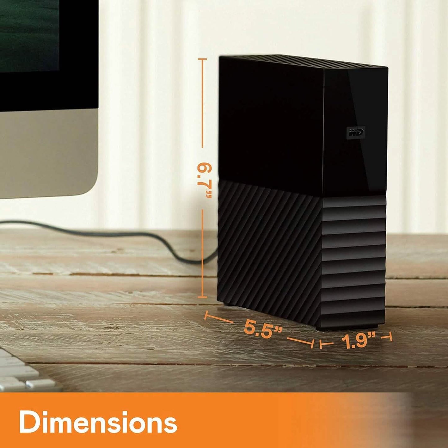 Western Digital 8TB My Book Desktop externe Festplatte (generalüberholt)