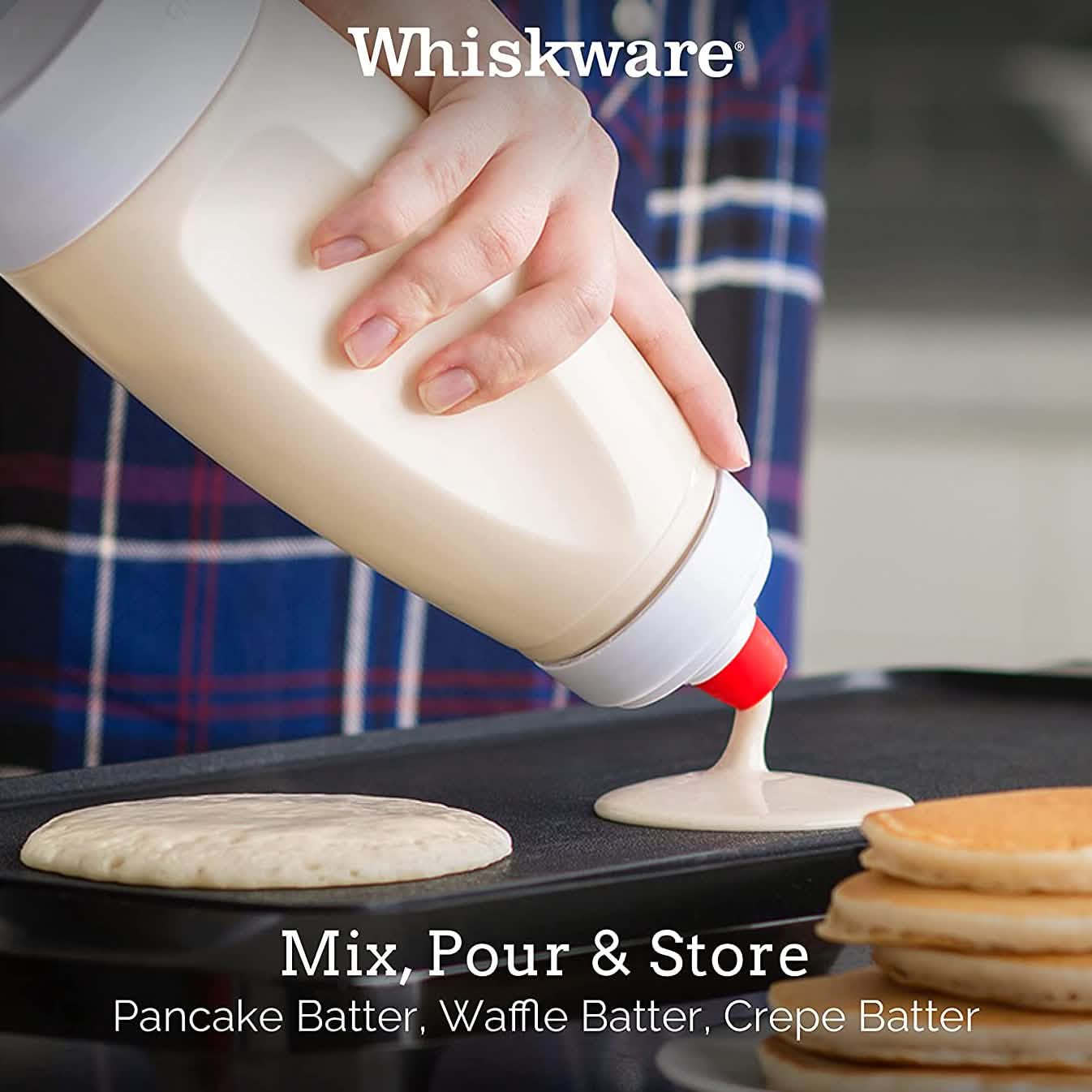 Whiskware Pfannkuchenteigspender und Mixer