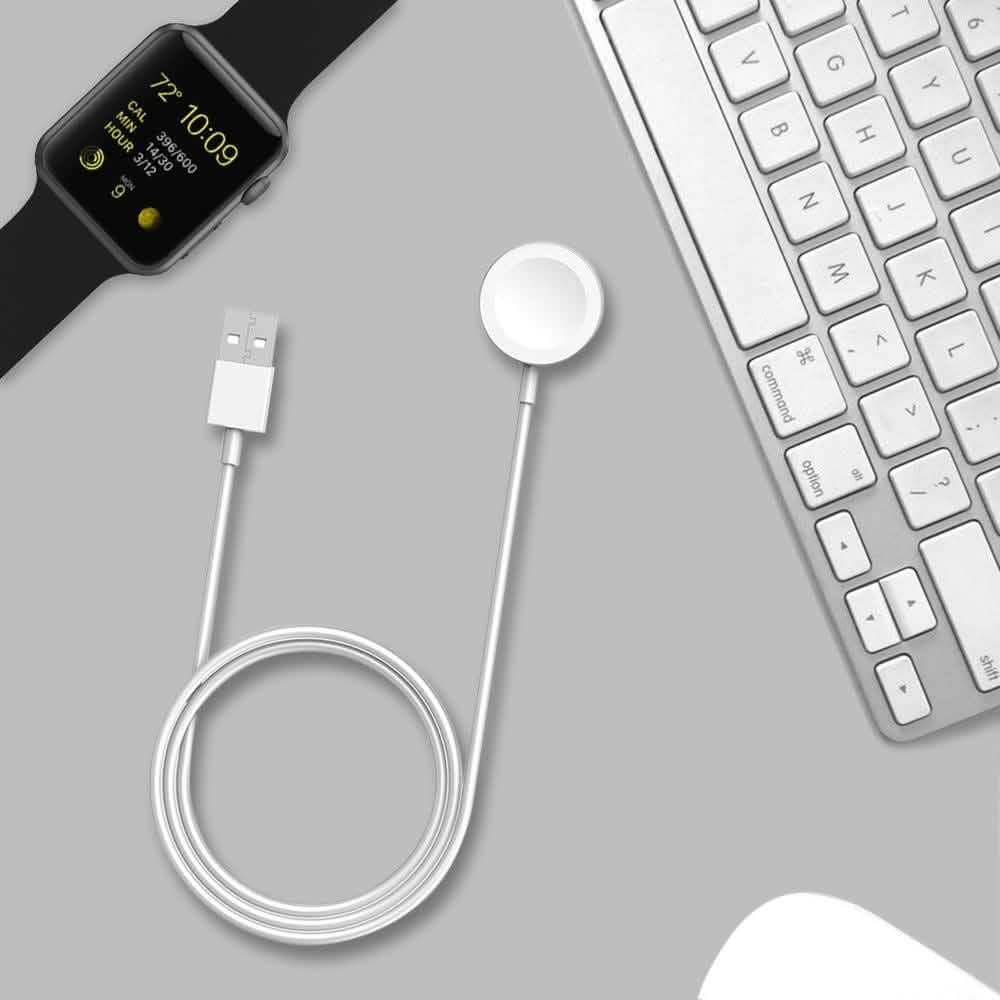 Weißes magnetisches Apple Watch Ladegerät