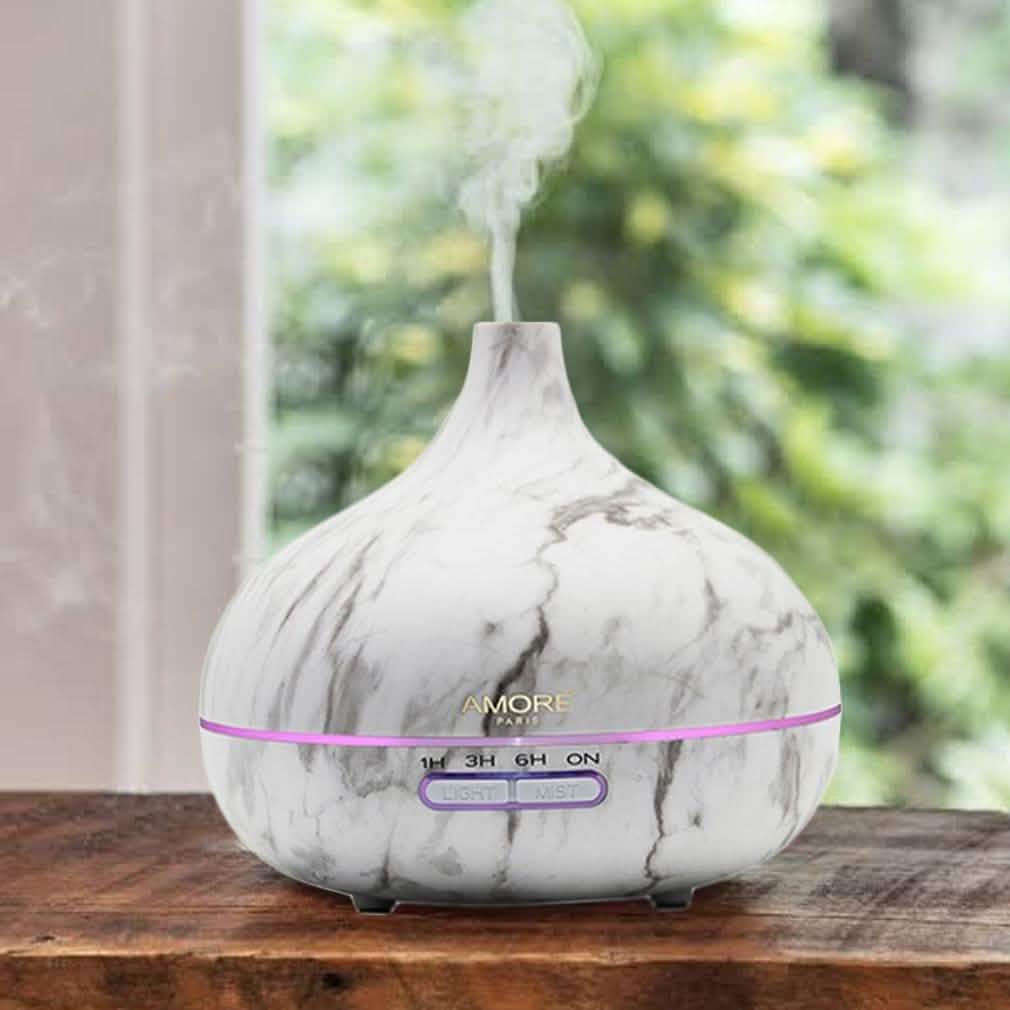 Weißer Marmor Ultraschall Diffusor für ätherische Öle