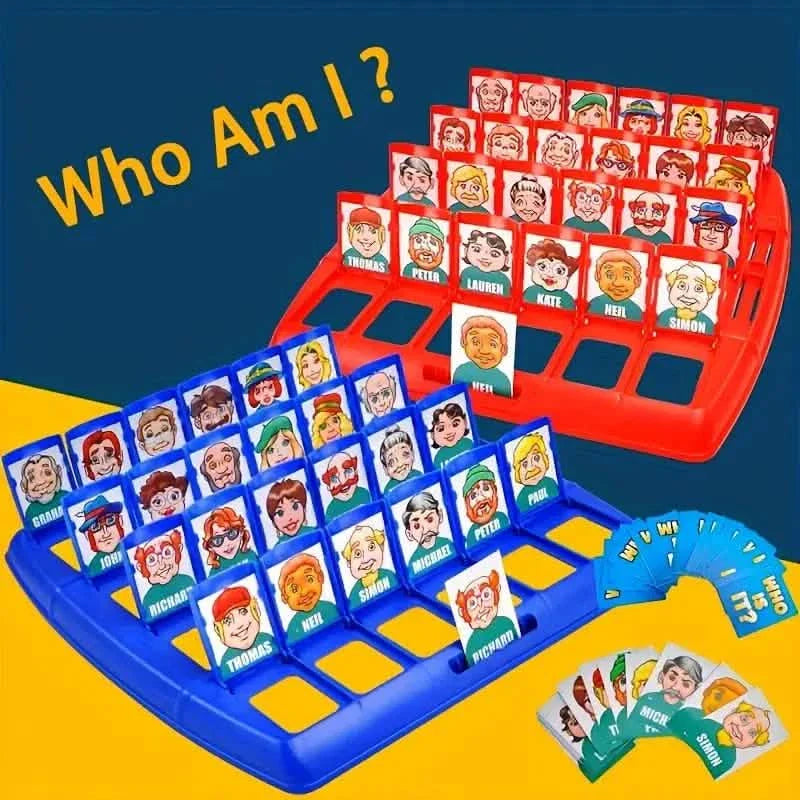 Wer bin ich, Brettspiele erraten, Lernspielzeug für den Schreibtisch