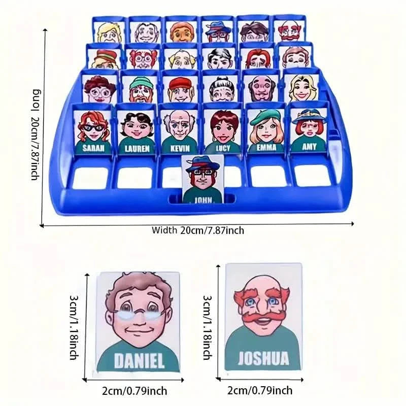 Wer bin ich, Brettspiele erraten, Lernspielzeug für den Schreibtisch