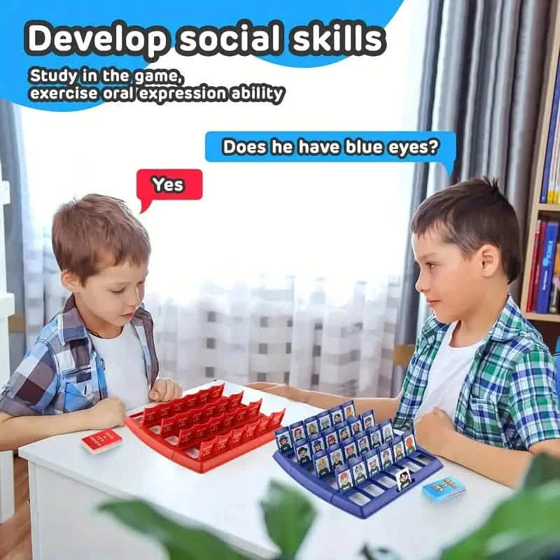 Wer bin ich, Brettspiele erraten, Lernspielzeug für den Schreibtisch