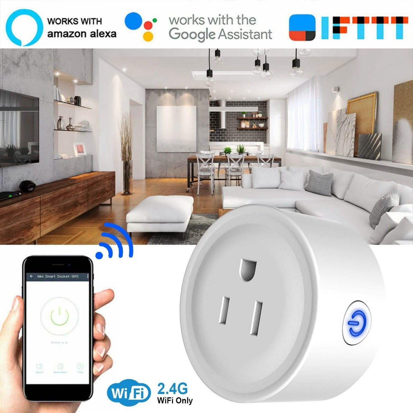 WLAN Smart Steckdosenleiste APP Steckdose Fernbedienung