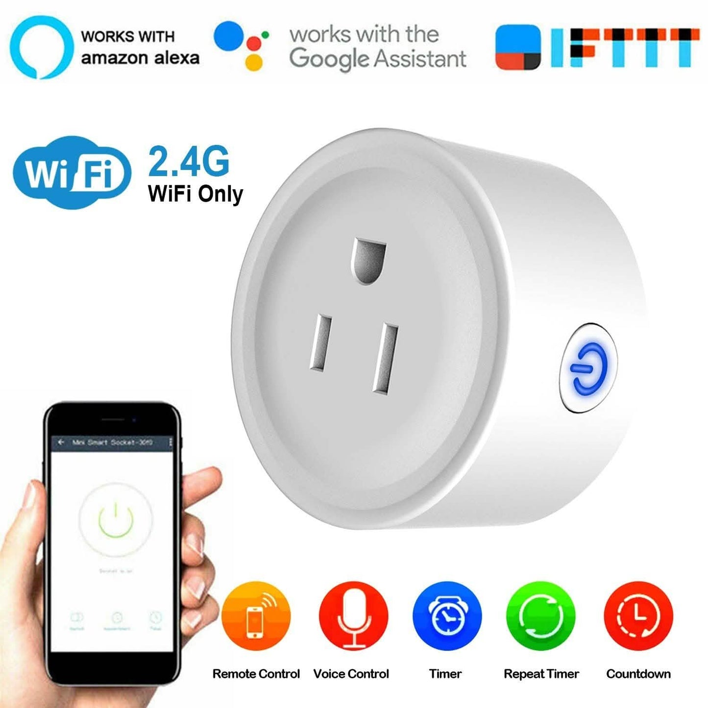 WLAN Smart Steckdosenleiste APP Steckdose Fernbedienung